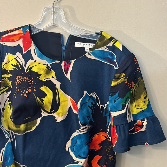 Ladies TRINA TURK FLORAL MIDI DRESS - Picture 3 of 6